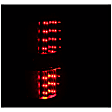 311145 Driver and Passenger Side LED Tail Light, With bulb(s), Clear Lens, Black Interior, LED Series