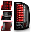 311159 Driver and Passenger Side LED Tail Light, With bulb(s), Smoked Lens, Chrome Interior, LED Series