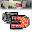 311184 Driver and Passenger Side LED Tail Light, With bulb(s), Smoked Lens, Chrome Interior, LED Series