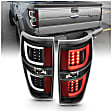 2011 Ford F-150 - Driver and Passenger Side LED Tail Light, With bulb(s), Led, Clear & Red Lens, Black Interior, LED Series