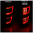 2011 Ford F-150 - Driver and Passenger Side LED Tail Light, With bulb(s), Led, Clear & Red Lens, Black Interior, LED Series