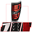 2011 Ford F-150 - Driver and Passenger Side LED Tail Light, With bulb(s), Led, Clear & Red Lens, Black Interior, LED Series