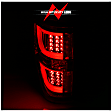 2011 Ford F-150 - Driver and Passenger Side LED Tail Light, With bulb(s), Led, Clear & Red Lens, Black Interior, LED Series