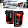 311261 Driver and Passenger Side LED Tail Light, With bulb(s), Clear Lens, Black Interior, LED Series