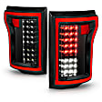 311261 Driver and Passenger Side LED Tail Light, With bulb(s), Clear Lens, Black Interior, LED Series