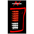 311261 Driver and Passenger Side LED Tail Light, With bulb(s), Clear Lens, Black Interior, LED Series
