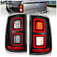 311273 Driver and Passenger Side LED Tail Light, With bulb(s), Clear Lens, Black Interior, LED Series