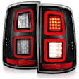311273 Driver and Passenger Side LED Tail Light, With bulb(s), Clear Lens, Black Interior, LED Series