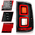 311273 Driver and Passenger Side LED Tail Light, With bulb(s), Clear Lens, Black Interior, LED Series