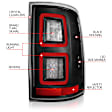 311273 Driver and Passenger Side LED Tail Light, With bulb(s), Clear Lens, Black Interior, LED Series