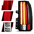 2018 GMC Yukon - Driver and Passenger Side LED Tail Light, With bulb(s), With Led, Clear Lens, Black Interior, LED Series