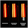 311276 Driver and Passenger Side LED Tail Light, With bulb(s), Smoked Lens, Chrome Interior, LED Series