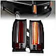 311279 Driver and Passenger Side LED Tail Light, With bulb(s), Smoked Lens, Black Interior, LED Series