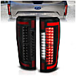 311288 Driver and Passenger Side LED Tail Light, With bulb(s), Smoked Lens, Black Interior, LED Series