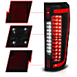 311288 Driver and Passenger Side LED Tail Light, With bulb(s), Smoked Lens, Black Interior, LED Series
