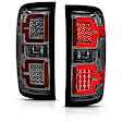 311290 Driver and Passenger Side LED Tail Light, With bulb(s), Smoked Lens, Black Interior, LED Series