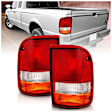 311310 Driver and Passenger Side Halogen Tail Light, Without bulb(s), Amber, Clear & Red Lens, Euro Series