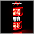 2020 Ford F-150 - Driver and Passenger Side LED Tail Light, With bulb(s), Led; With Sequential, Clear Lens, Chrome Interior, LED Series