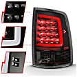 311318 Driver and Passenger Side LED Tail Light, With bulb(s), Clear Lens, Black Interior, LED Series
