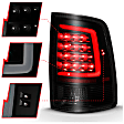311319 Driver and Passenger Side LED Tail Light, With bulb(s), Smoked Lens, Black Interior, LED Series