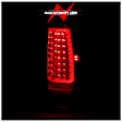 2008 Chevrolet Tahoe - Driver and Passenger Side LED Tail Light, With bulb(s), Led; With Plank Style Design, Clear & Red Lens, Chrome Interior, LED Series