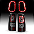 311325 Driver and Passenger Side LED Tail Light, With bulb(s), Smoked Lens, Black Interior, LED Series