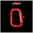 311326 Driver and Passenger Side LED Tail Light, With bulb(s), Clear & Red Lens, Black Interior, LED Series