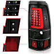 311330 Driver and Passenger Side LED Tail Light, With bulb(s), Clear Lens, Black Interior, LED Series
