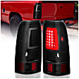 311331 Driver and Passenger Side LED Tail Light, With bulb(s), Smoked Lens, Black Interior, LED Series