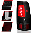 311331 Driver and Passenger Side LED Tail Light, With bulb(s), Smoked Lens, Black Interior, LED Series