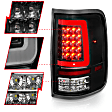 311342 Driver and Passenger Side LED Tail Light, With bulb(s), Clear Lens, Black Interior, LED Series