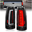 311344 Driver and Passenger Side LED Tail Light, With bulb(s), Clear Lens, LED Series