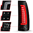 311345 Driver and Passenger Side LED Tail Light, With bulb(s), Smoked Lens, LED Series