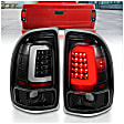 311347 Driver and Passenger Side LED Tail Light, With bulb(s), Clear Lens, LED Series
