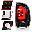311347 Driver and Passenger Side LED Tail Light, With bulb(s), Clear Lens, LED Series
