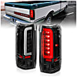 311350 Driver and Passenger Side LED Tail Light, With bulb(s), Clear Lens, Black Interior, LED Series