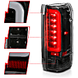 311350 Driver and Passenger Side LED Tail Light, With bulb(s), Clear Lens, Black Interior, LED Series