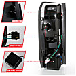 311351 Driver and Passenger Side LED Tail Light, With bulb(s), Smoked Lens, Black Interior, LED Series