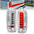 311352 Driver and Passenger Side LED Tail Light, With bulb(s), Clear Lens, Black Interior, LED Series
