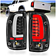 311353 Driver and Passenger Side LED Tail Light, With bulb(s), Clear Lens, Black Interior, LED Series