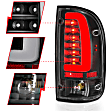 311353 Driver and Passenger Side LED Tail Light, With bulb(s), Clear Lens, Black Interior, LED Series