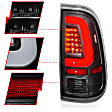 311356 Driver and Passenger Side LED Tail Light, With bulb(s), Clear Lens, Black Interior, LED Series