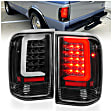311359 Driver and Passenger Side LED Tail Light, With bulb(s), Clear Lens, Black Interior, LED Series