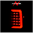 311359 Driver and Passenger Side LED Tail Light, With bulb(s), Clear Lens, Black Interior, LED Series