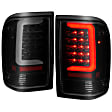 311360 Driver and Passenger Side LED Tail Light, With bulb(s), Clear Lens, Black Interior, LED Series