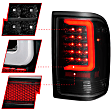 311360 Driver and Passenger Side LED Tail Light, With bulb(s), Clear Lens, Black Interior, LED Series