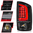 311368 Driver and Passenger Side LED Tail Light, With bulb(s), Clear Lens, Black Interior, LED Series