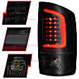 311369 Driver and Passenger Side LED Tail Light, With bulb(s), Smoked Lens, Black Interior, LED Series