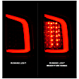 311370 Driver and Passenger Side LED Tail Light, With bulb(s), Clear & Red Lens, Black Interior, LED Series