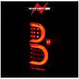 311372 Driver and Passenger Side LED Tail Light, With bulb(s), Smoked Lens, Black Interior, LED Series